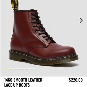 Dr. Martens maroon ladies size 8